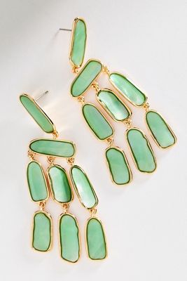 By Anthropologie Colorful Stone Drop Earrings