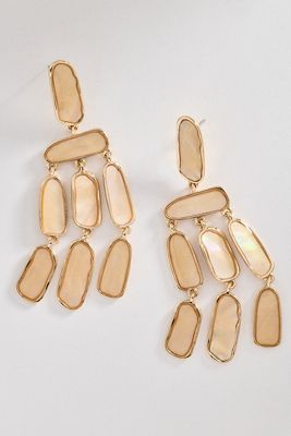 Boucles d'oreilles pendantes en pierre colorée By Anthropologie