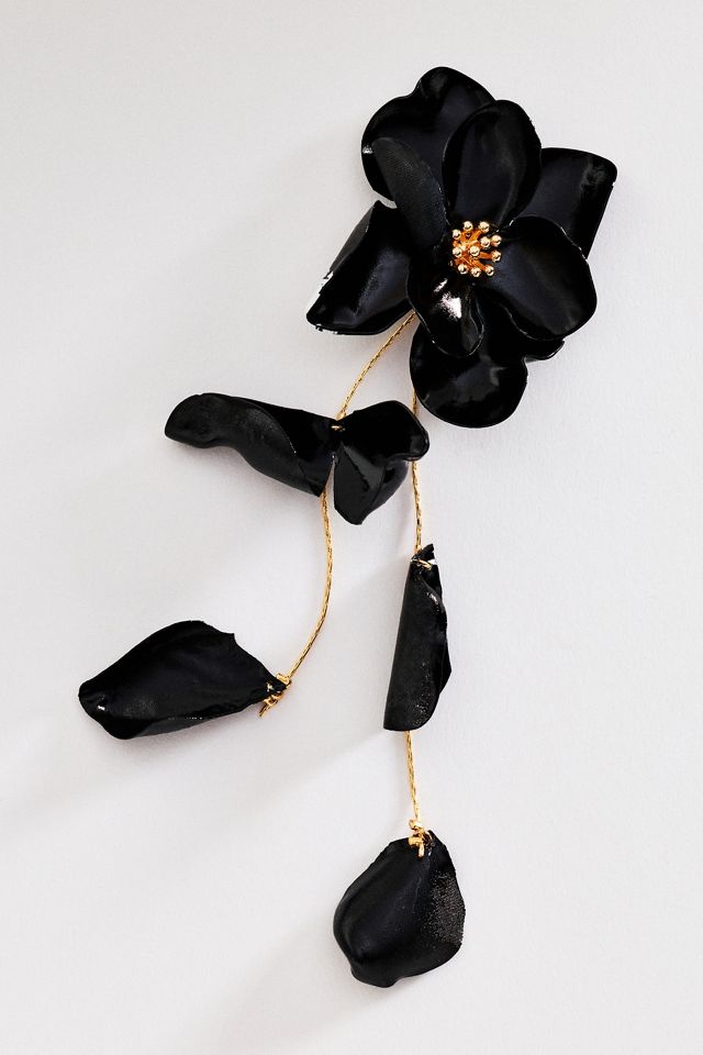 By Anthropologie Petal Drop Earrings #1