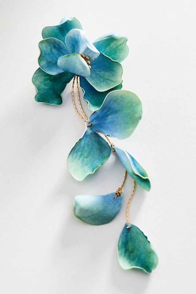 By Anthropologie Petal Drop Earrings #2