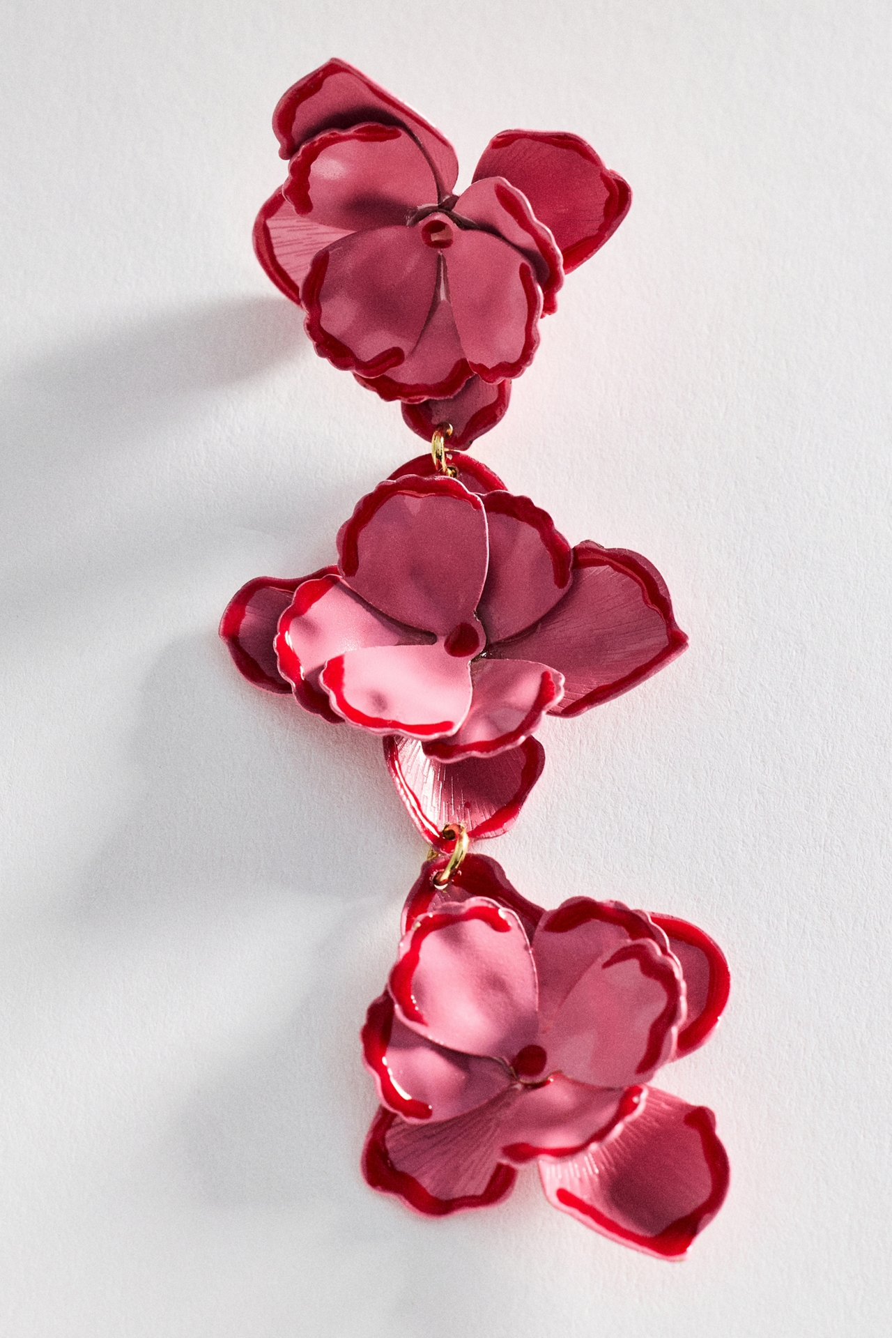 By Anthropologie Floral Bloom Drop Earrings