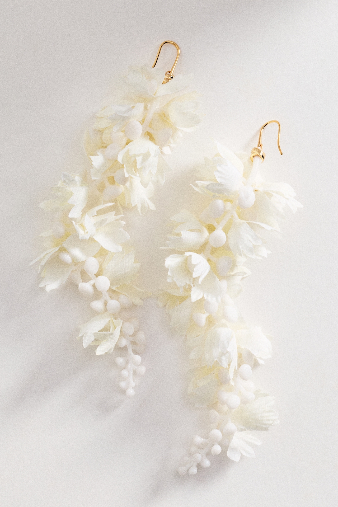 By Anthropologie Petal Cascade Statement Drop Earrings