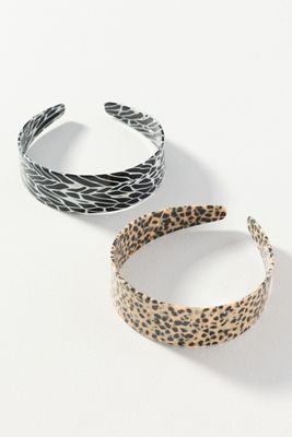 Resin Headbands, Set of 2