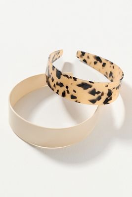Mod Resin Headbands, Set of 2 | Anthropologie display picture 1