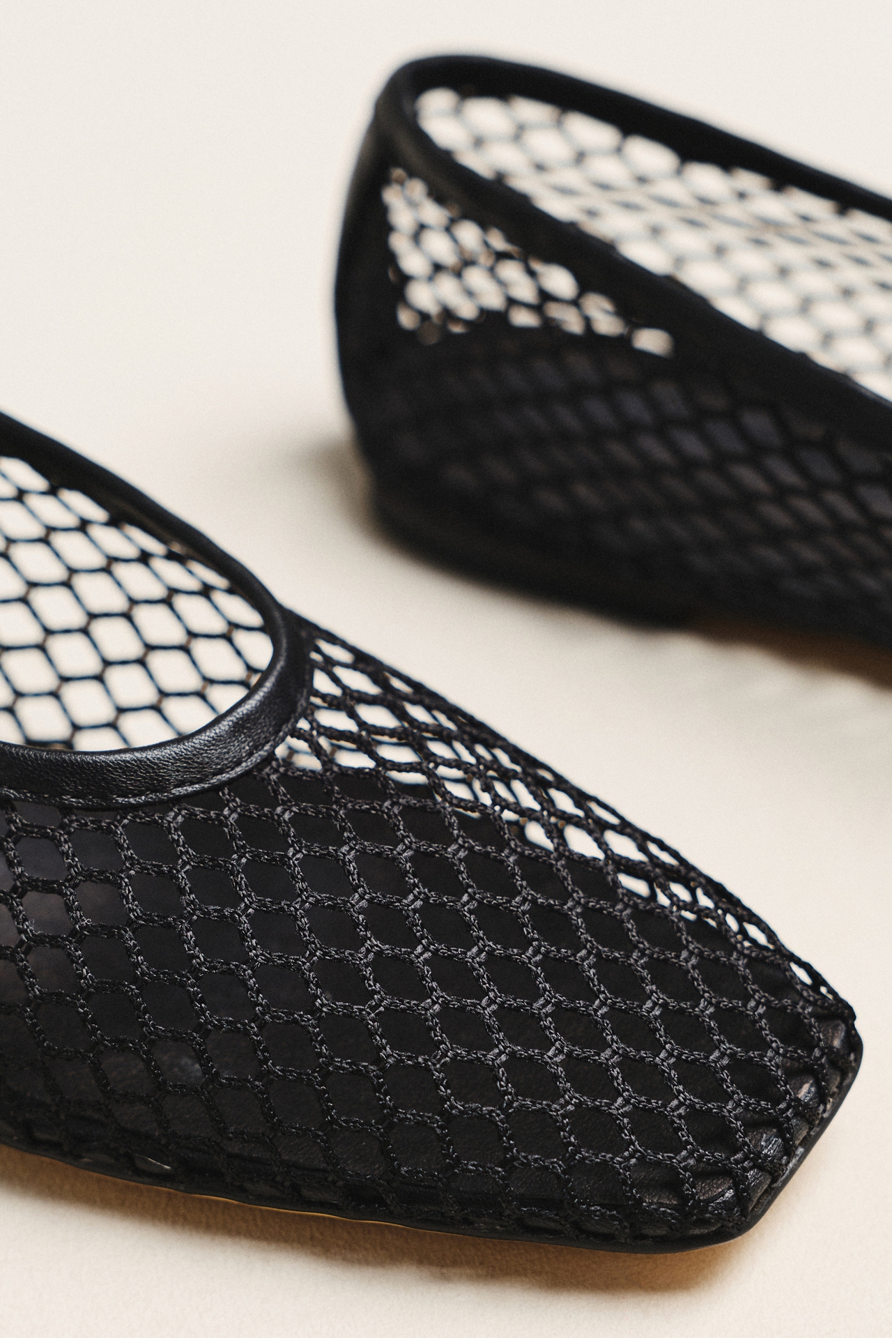 Tony Bianco Buzz Mesh Ballet Flats