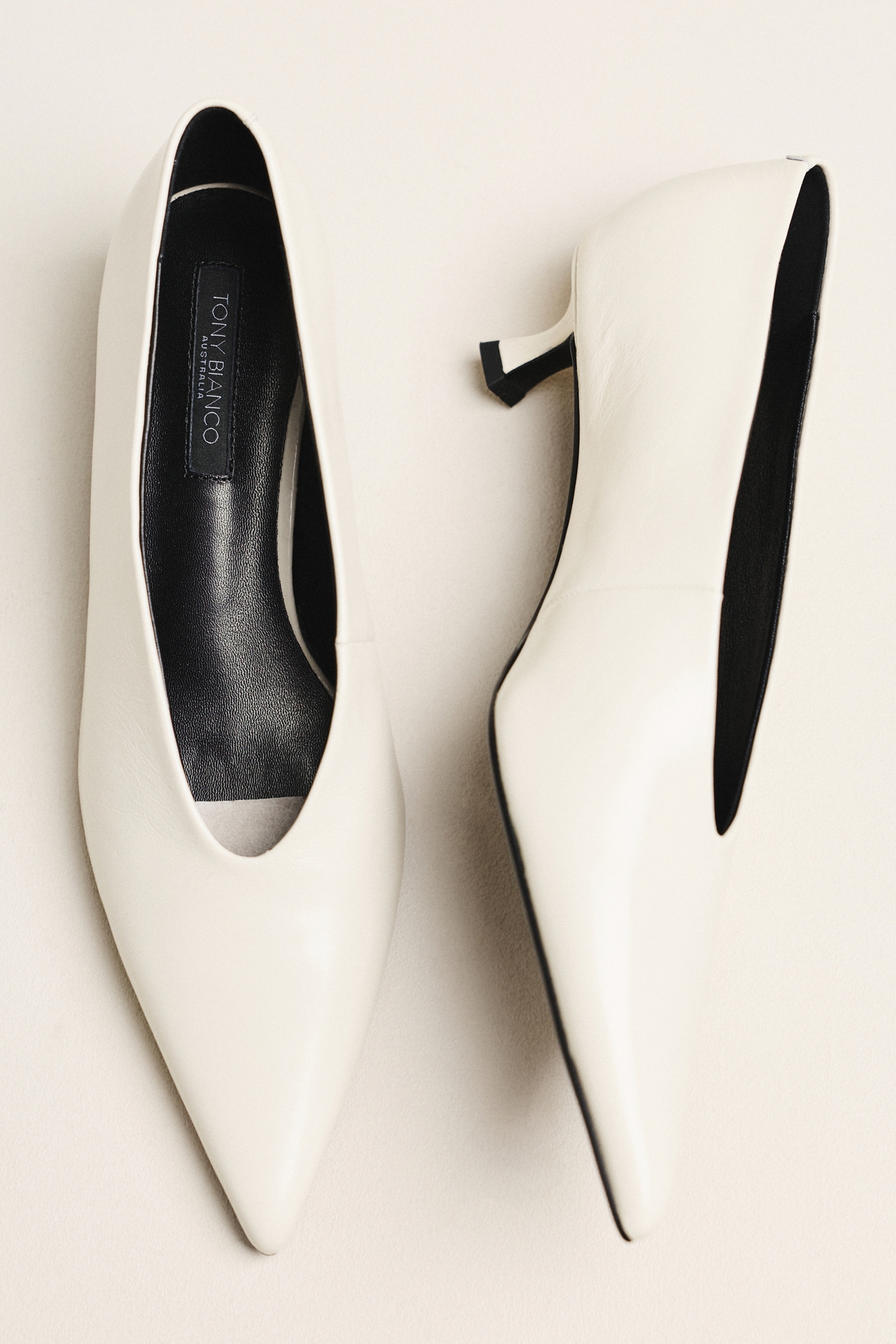 Tony Bianco Cherry Pointed Toe Kitten Heel Pump