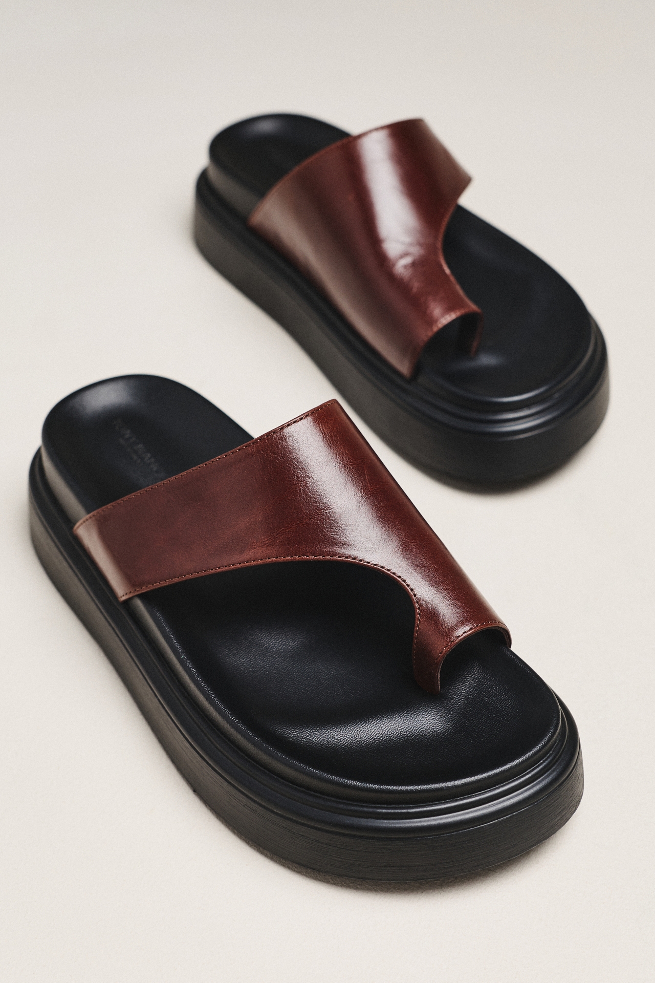 Tony Bianco Jazzy Toe Loop Slip-On Sandals