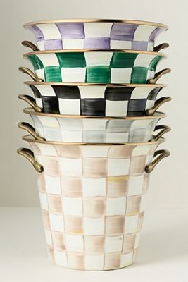 MacKenzie-Childs Check Wine Cooler