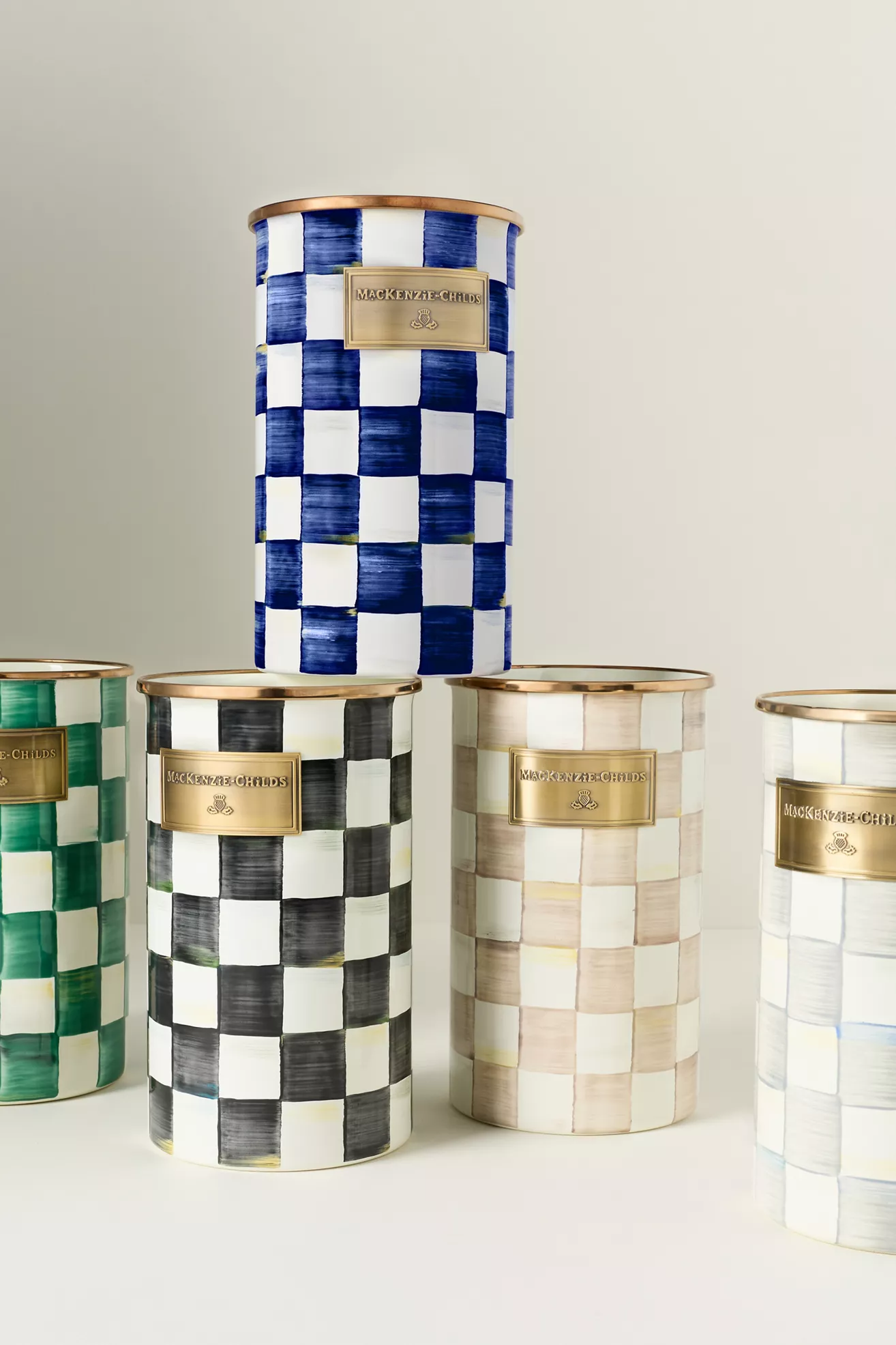 MacKenzie-Childs Check Utensil Holder - thumbnail 8