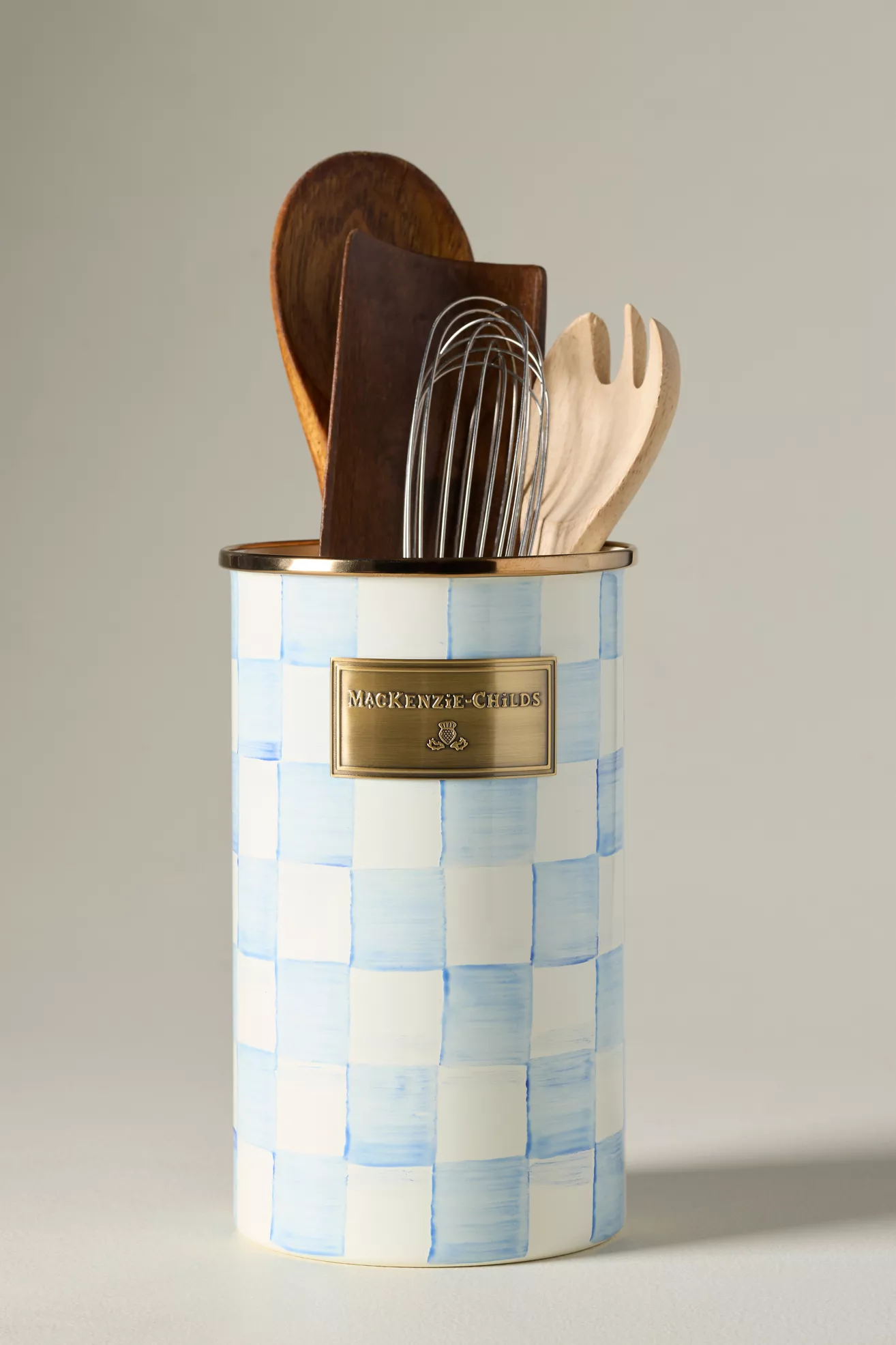 MacKenzie-Childs Check Utensil Holder - thumbnail 4