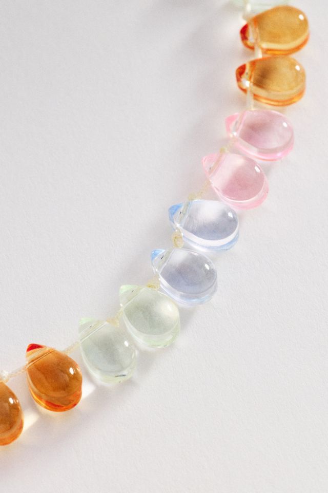 Beaded Teardrop Necklace #2