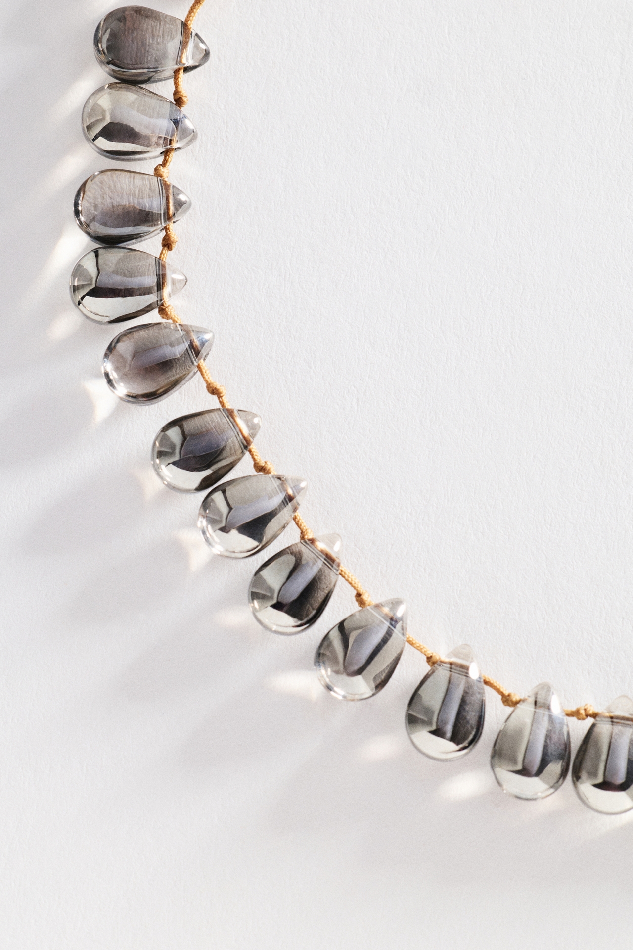 Beaded Teardrop Necklace