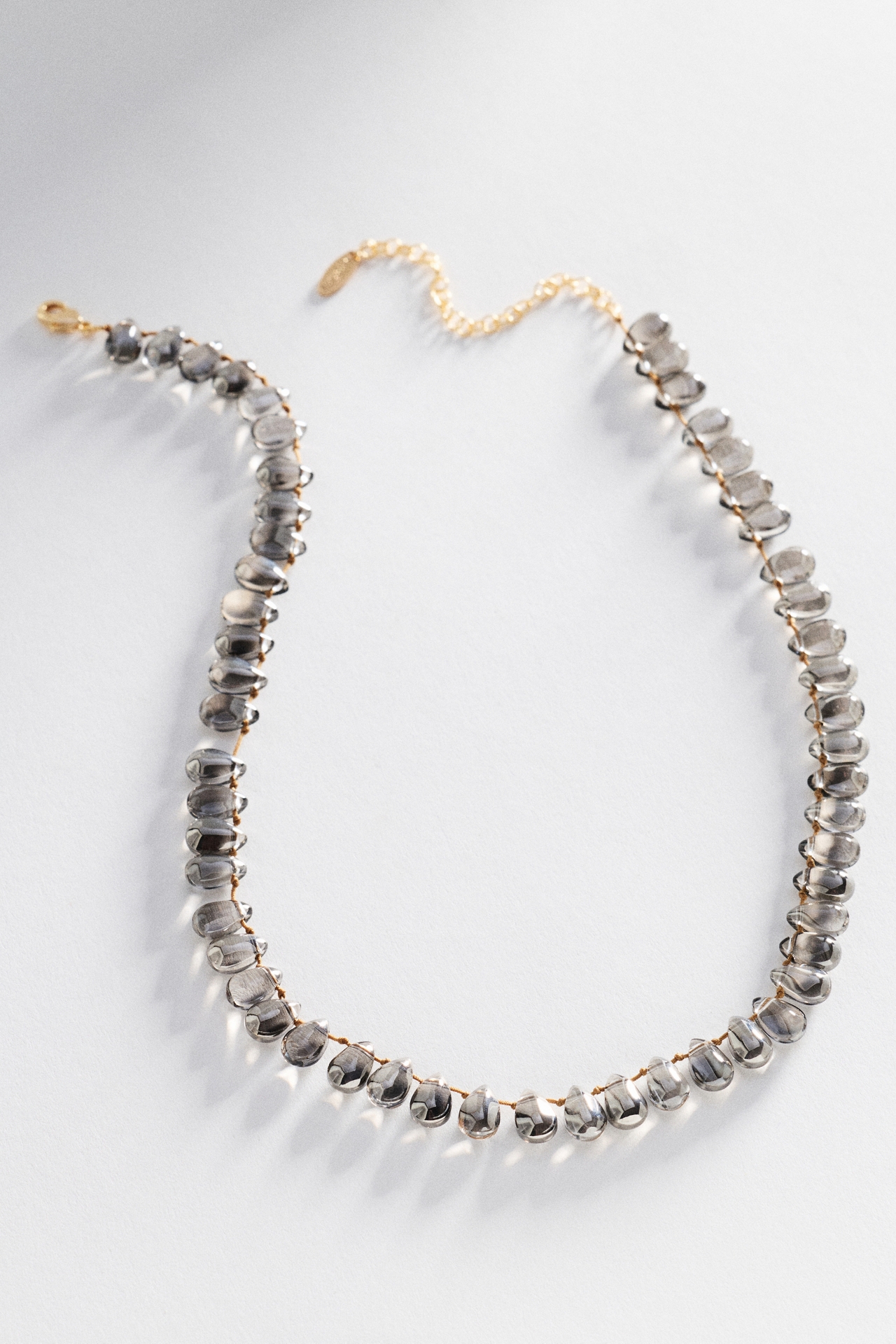 Beaded Teardrop Necklace