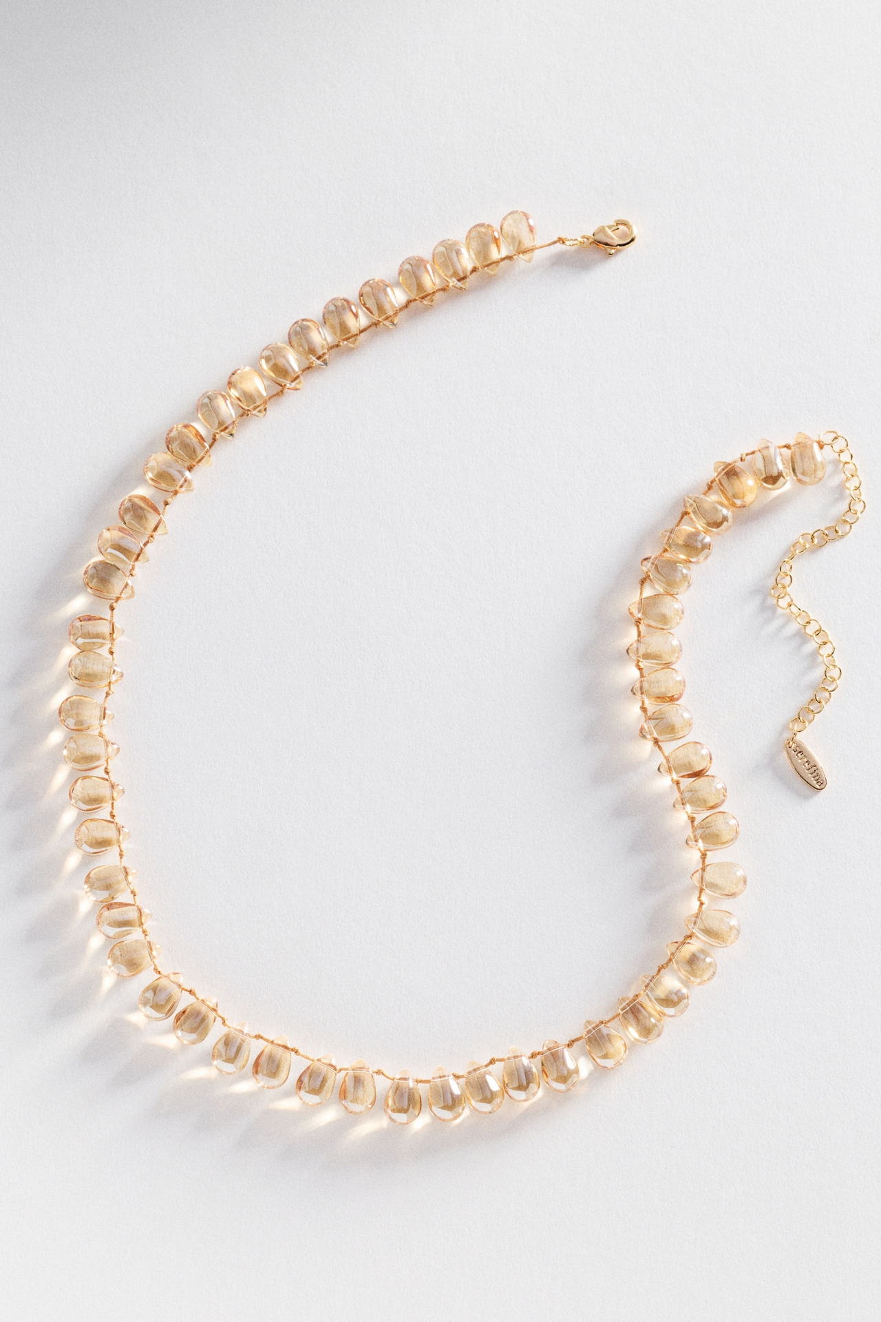 Beaded Teardrop Necklace