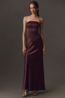 Mare Mare Colorblock Draped Maxi Dress