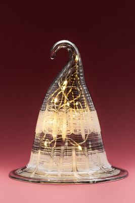 Light-Up Glass Witch Hat