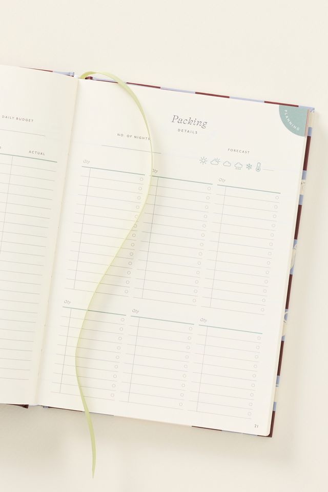 Anthropologie X Papier Check-In Charm A5 Hardback Travel Journal #1