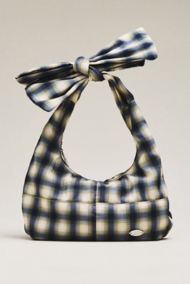 Damson Madder Roo Check Tie Shoulder Bag