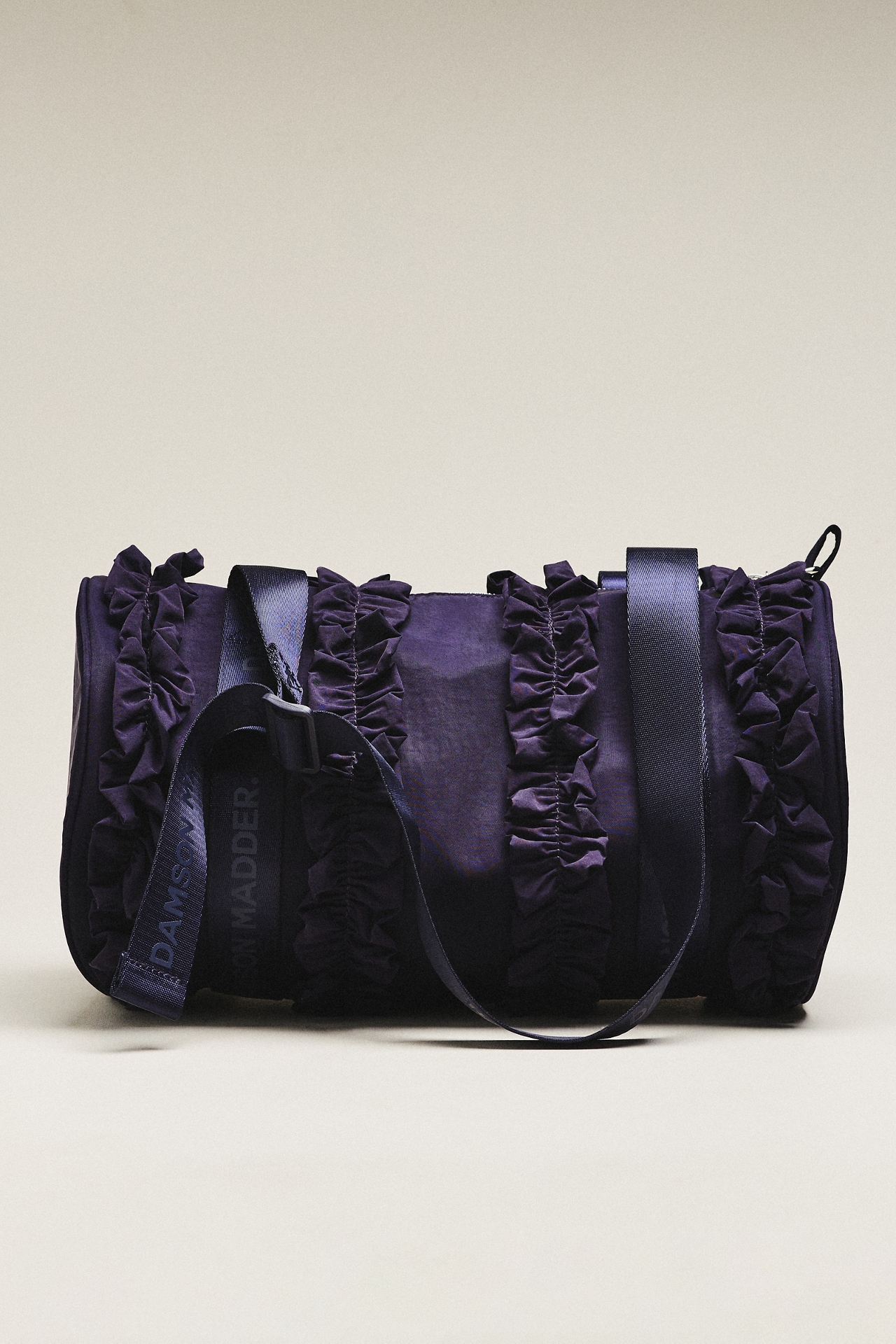 Damson Madder Brooke Ruffle Barrel Bag