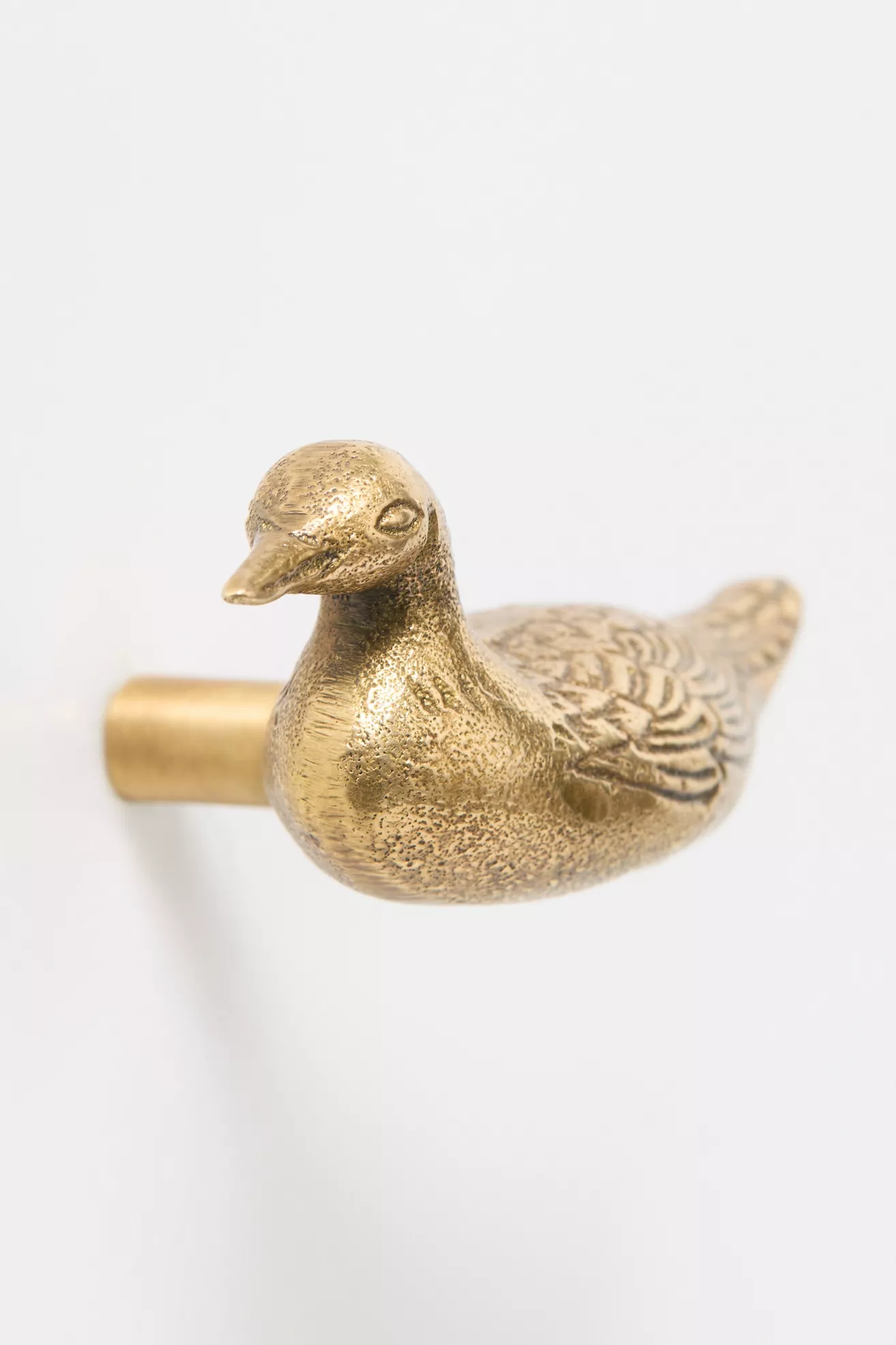 Mallard Duck Brass Knob - thumbnail 6