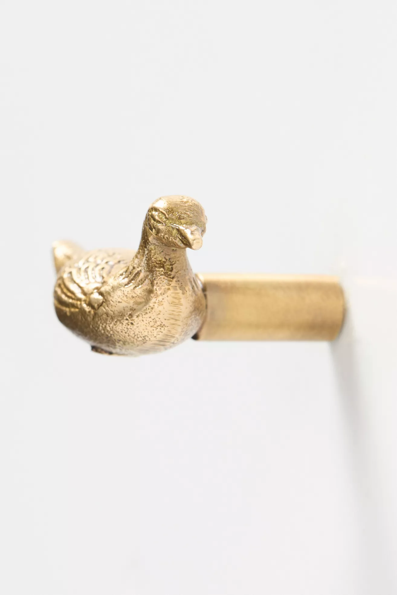 Mallard Duck Brass Knob - thumbnail 3
