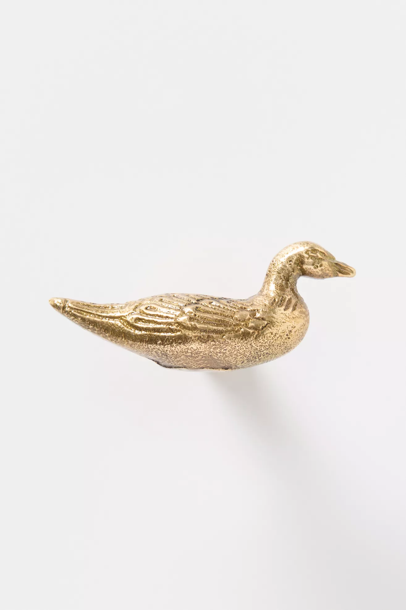 Mallard Duck Brass Knob - thumbnail 2