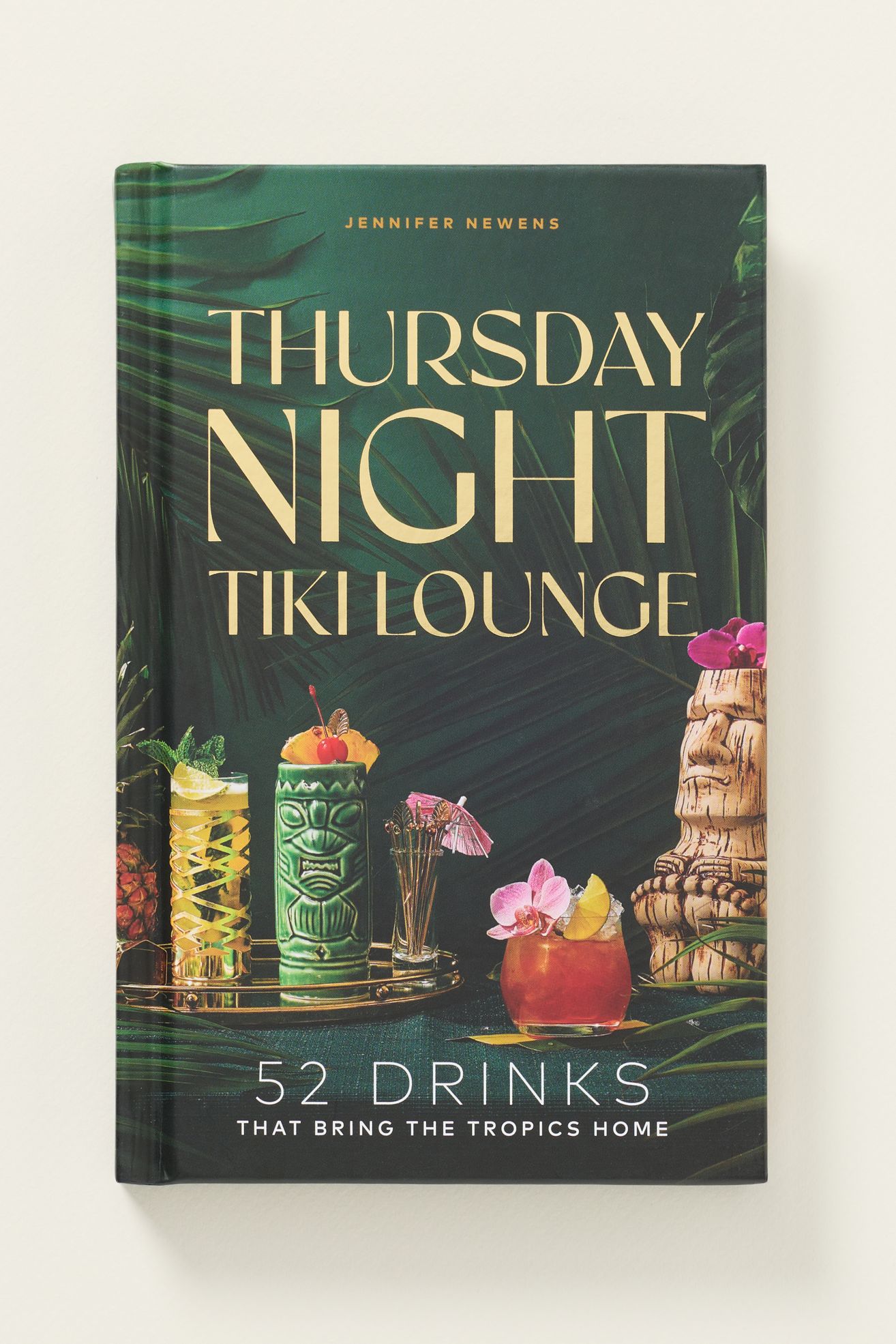 Thursday Night Tiki Lounge Hardcover Cocktail Book - Pine, One Size