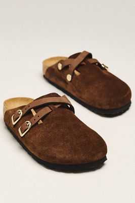 Birkenstock Blair Suede Clogs