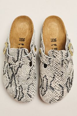 Birkenstock Printed Boston Clogs