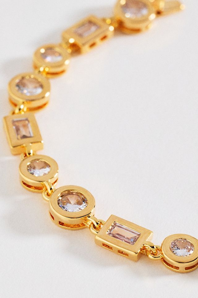 Chunky Geometric Tennis Bracelet #3