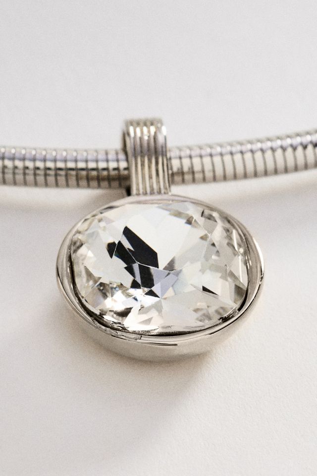 Crystal Pendant Statement Necklace #1