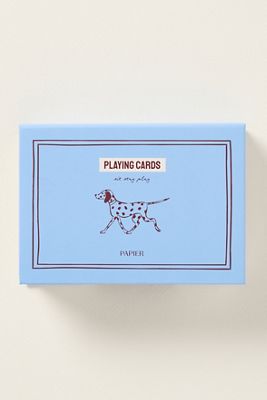 Anthropologie x Papier Dog Double-Deck Playing Card Set