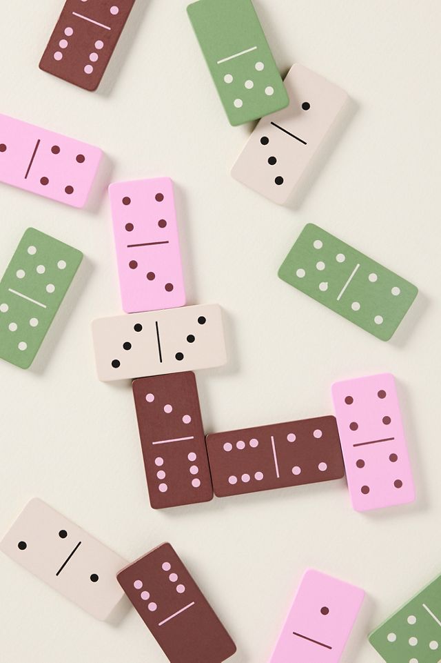 Anthropologie x Papier Wooden Dominoes #1