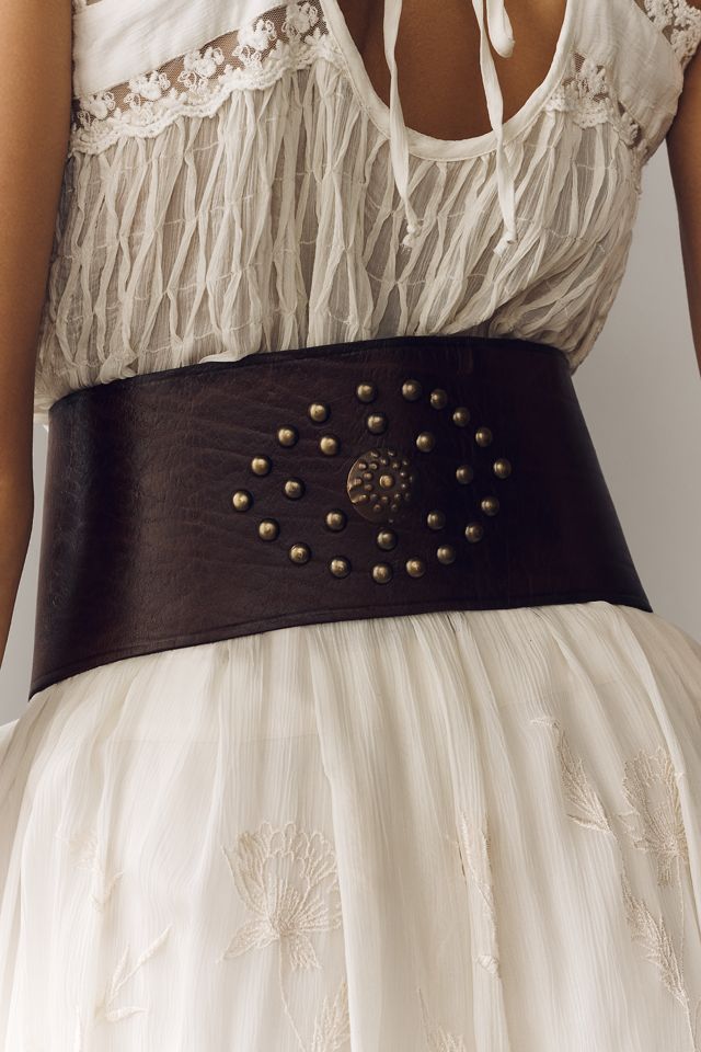 Z & L Kahala Wide Studded Belt #2
