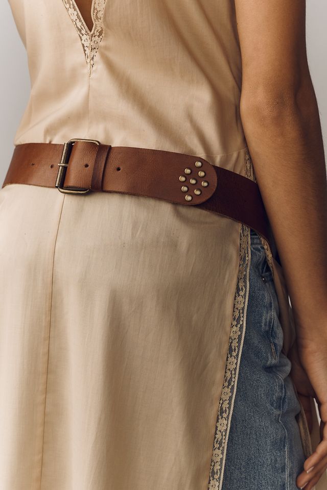 Z & L Rogue Studded Leather Double-Pocket Belt #2