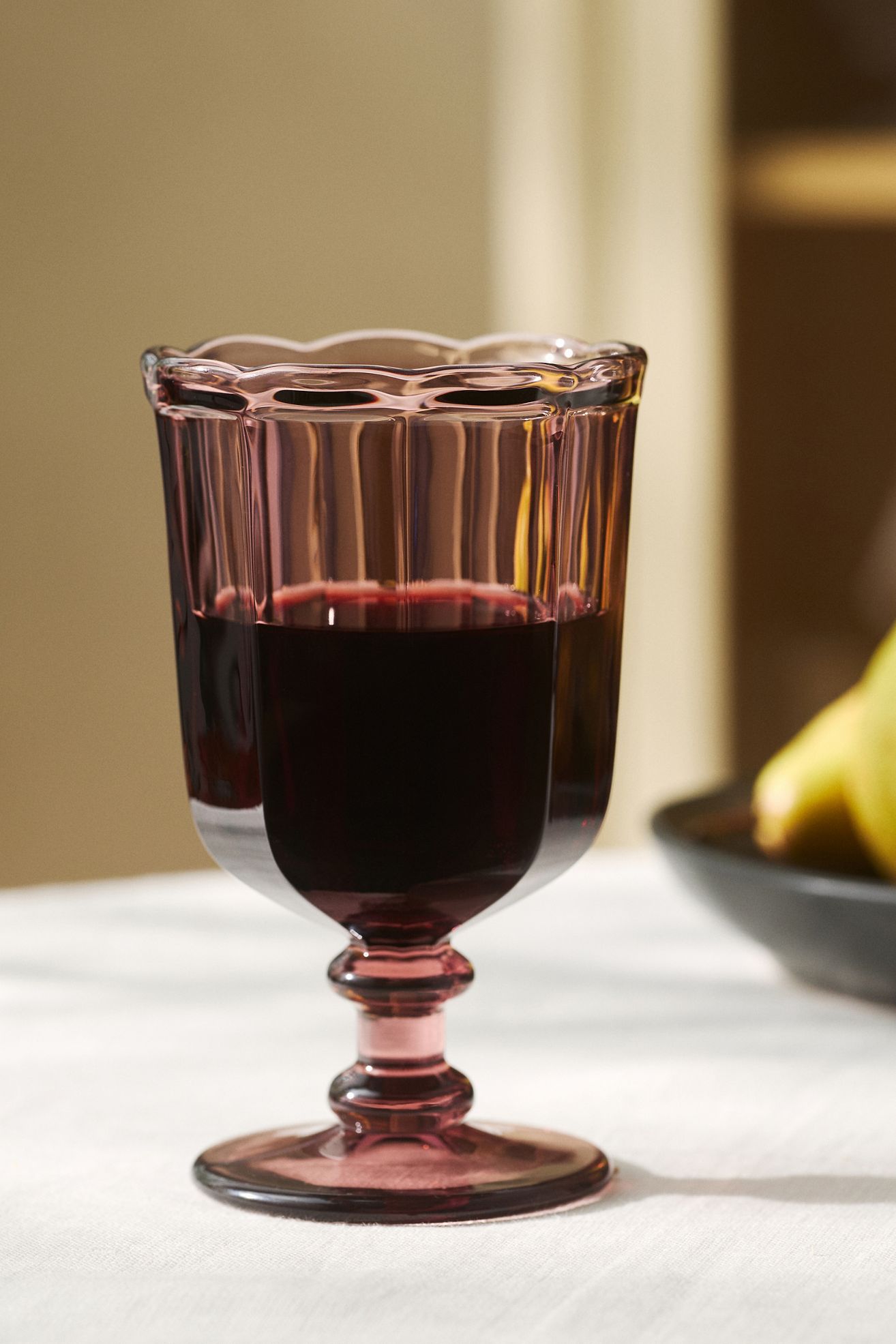 Marisa Glass Goblet - Lilac, One Size