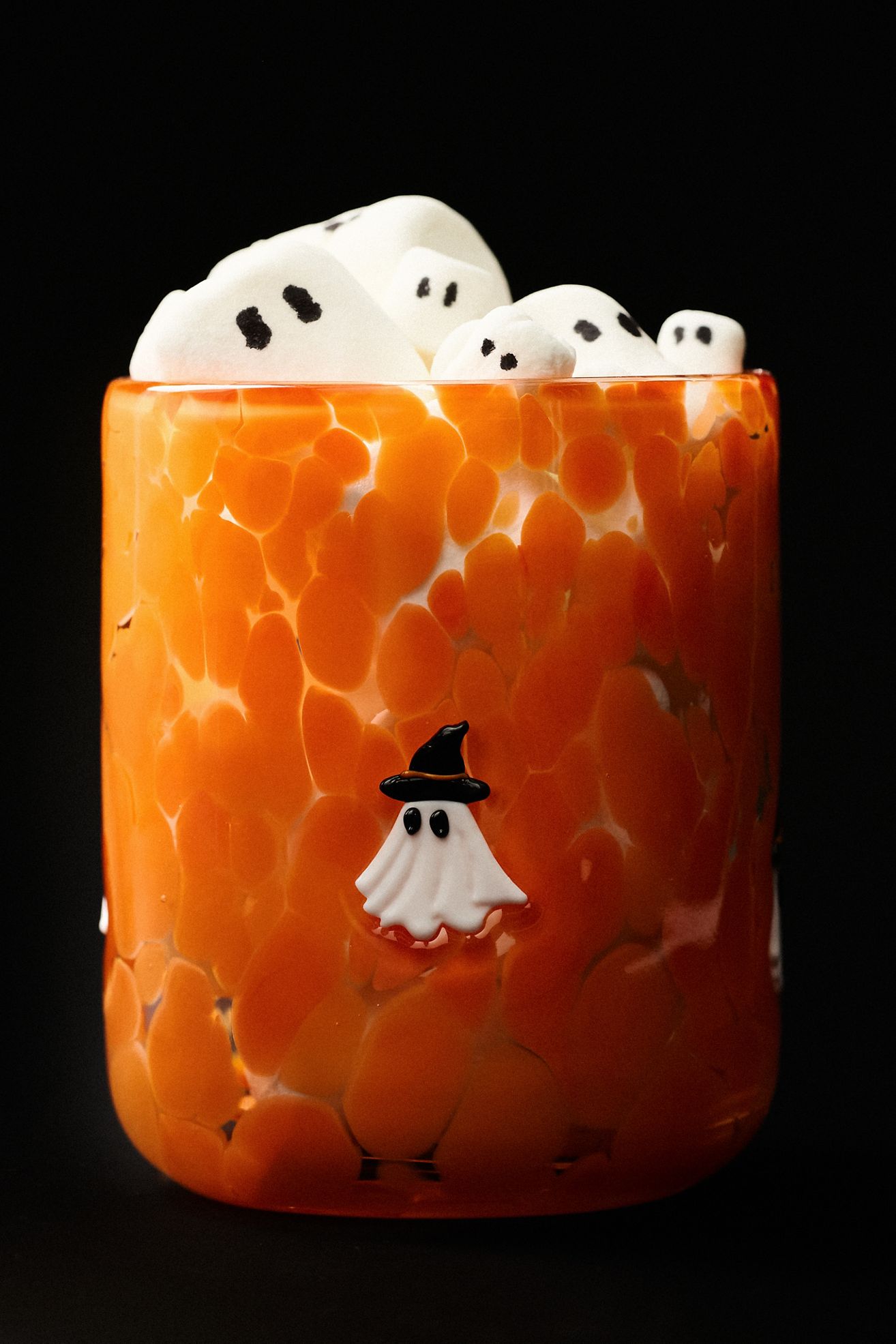 Mystic Halloween Icon Juice Glass - Witch Ghost, One Size
