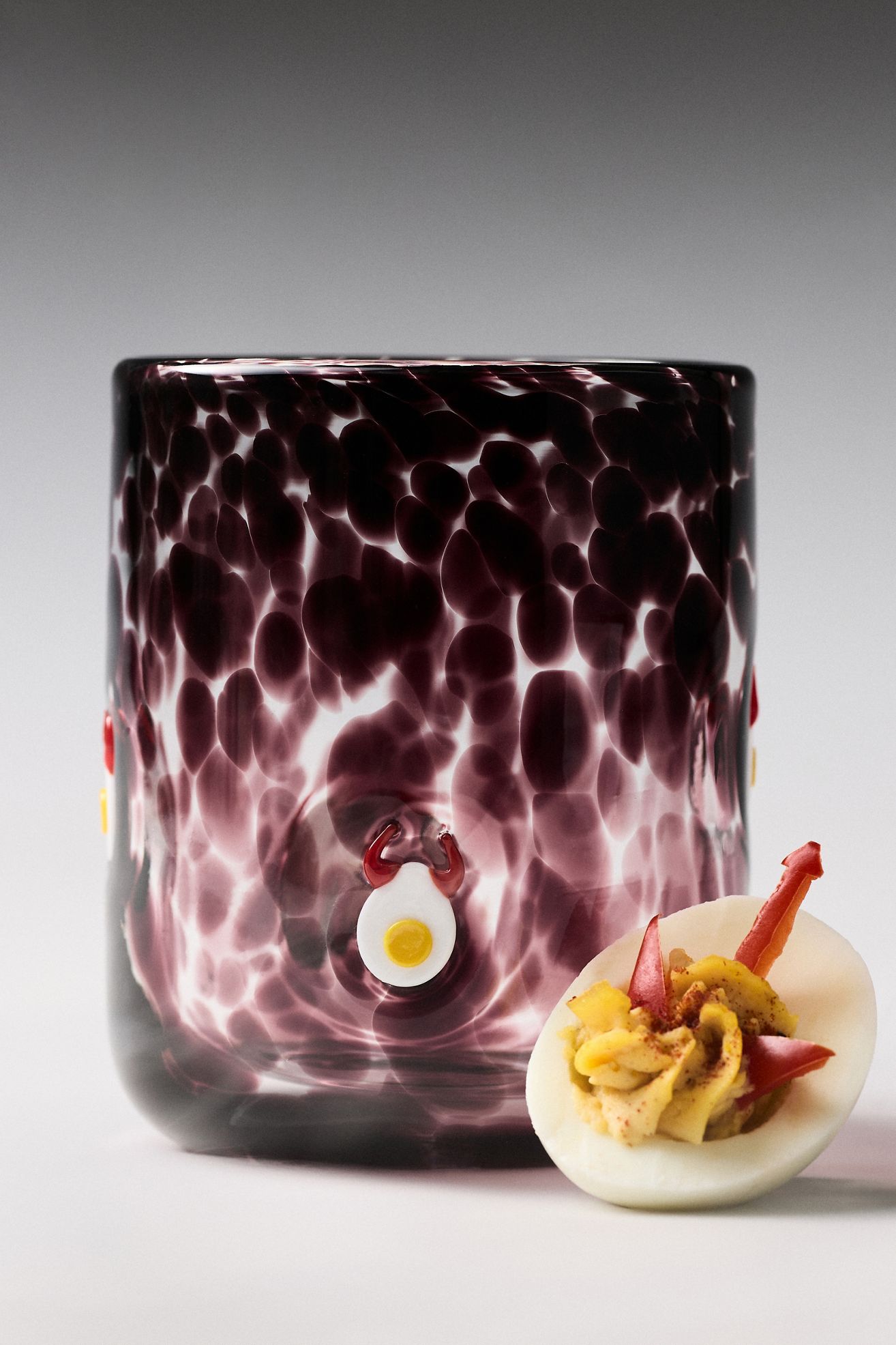 Mystic Halloween Icon Juice Glass - Deviled Egg, One Size