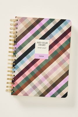 Anthropologie X Papier B5 Spiral 17-Month Mid-Year Planner