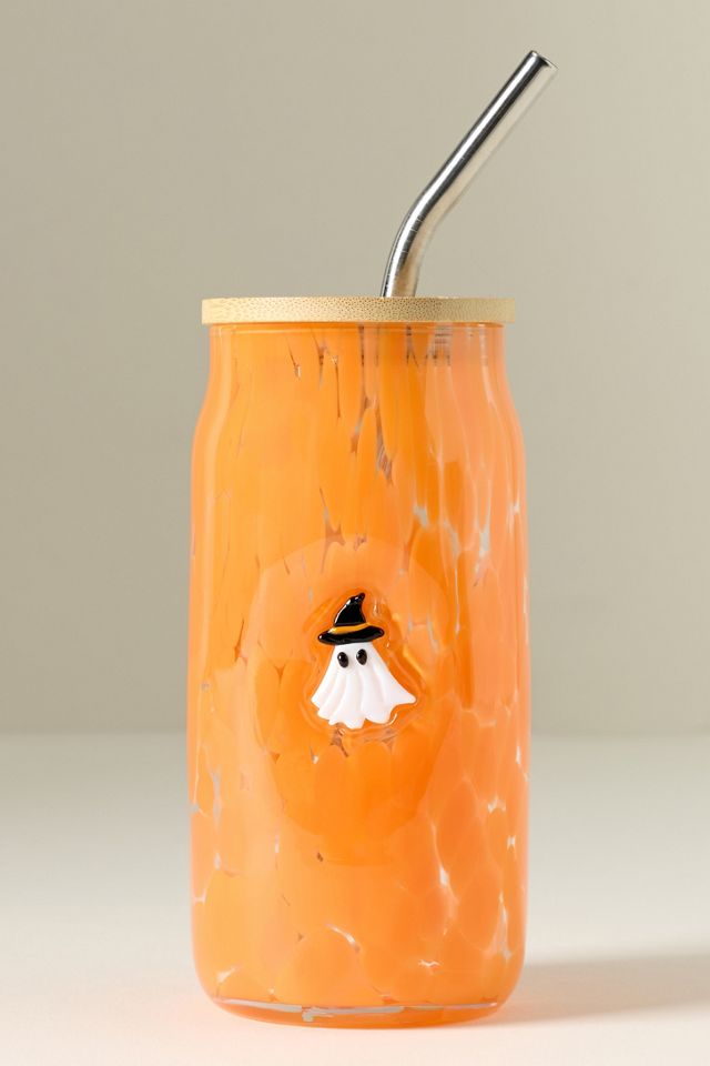 Mystic Halloween Icon Juice Glass Tumbler with Lid #1