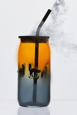 Mystic Halloween Icon Juice Glass Tumbler with Lid
