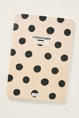 Anthropologie X Papier Polka Dot B5 Softback 17 Month Mid-Year Planner