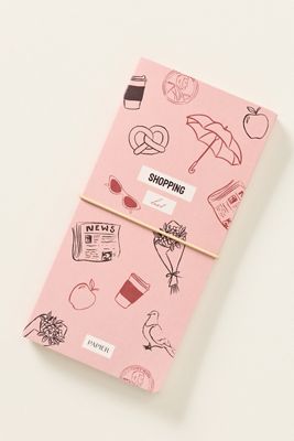 Bloc-notes de liste de courses Anthropologie x Papier