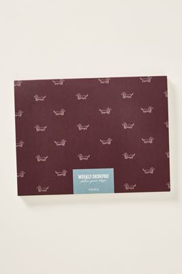 Anthropologie X Papier Weekly Deskpad