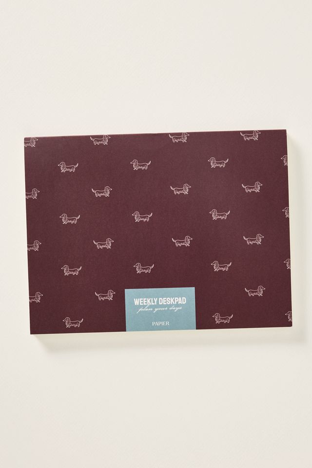 Anthropologie X Papier Weekly Deskpad #2