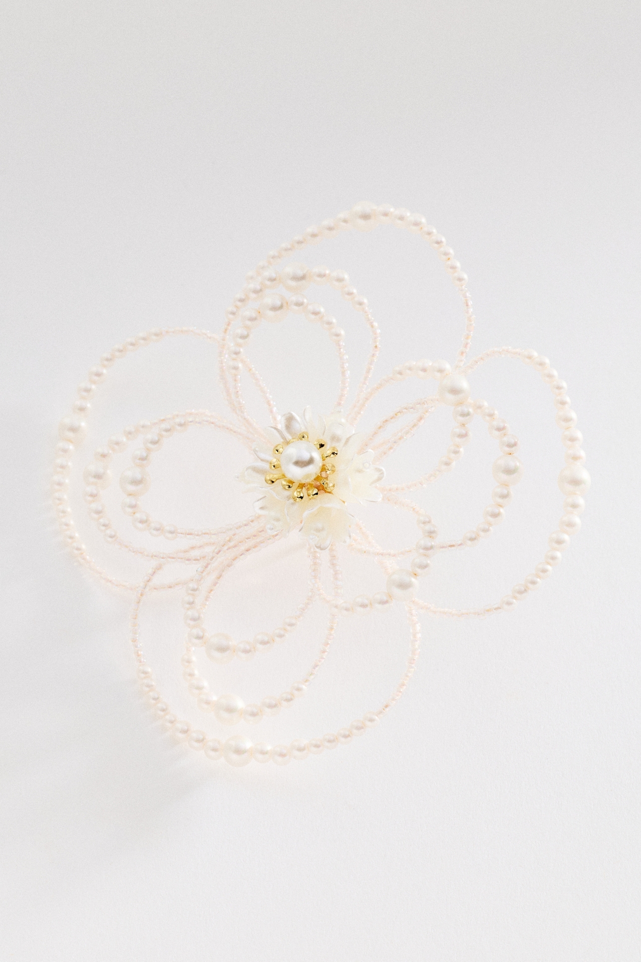 Openwork Floral Statement Earrings