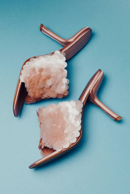 Jeffrey Campbell Bailar Open Toe Slip On Heels | Anthropologie