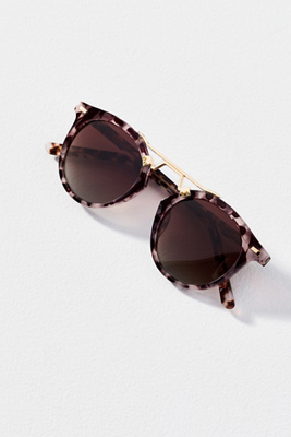Skyler Circle Tortoiseshell Sunglasses