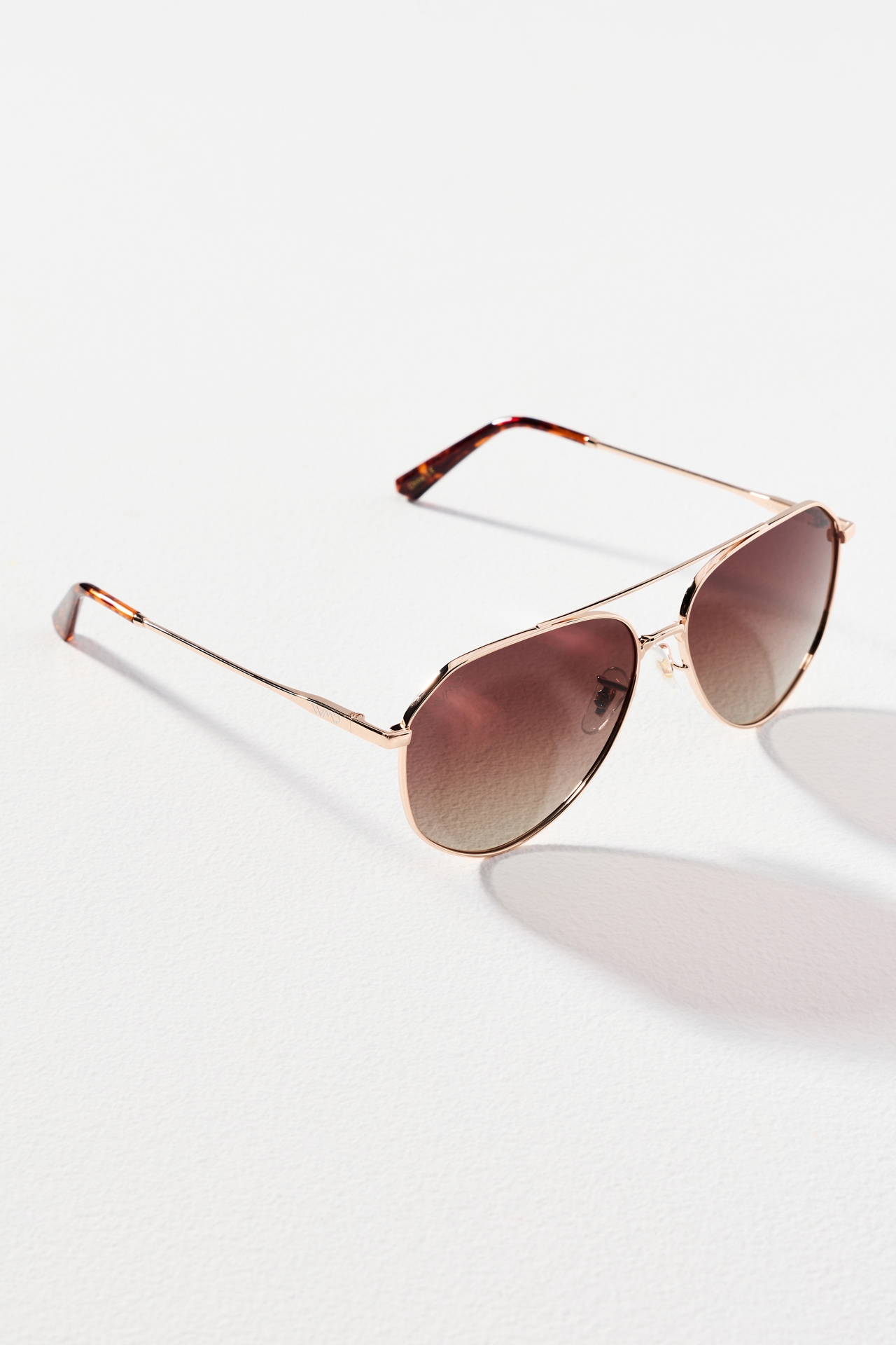WMP Eyewear Ramsey Metal Aviator Sunglasses