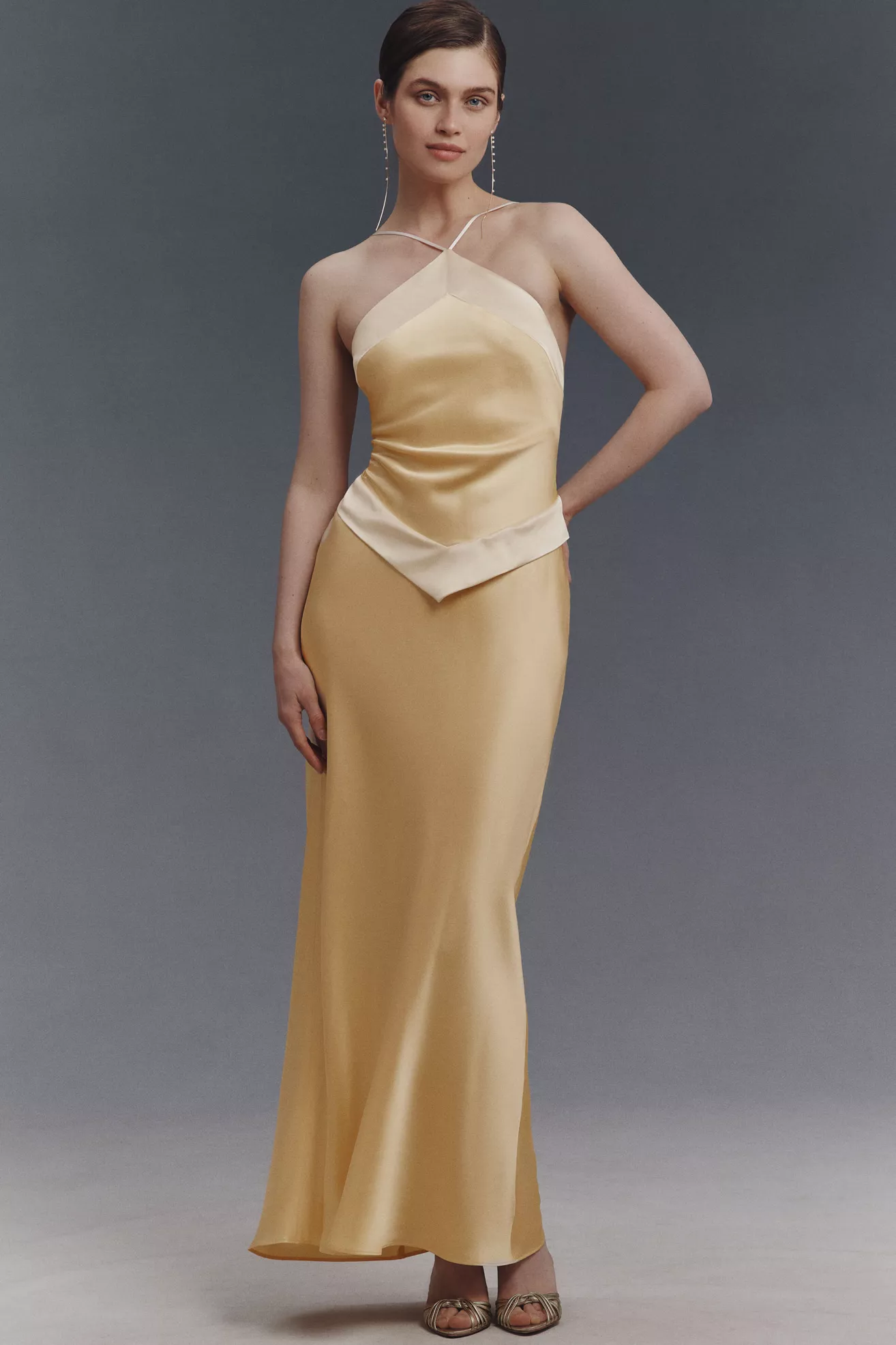 Reformation Jillian Silk Slip Maxi Dress
